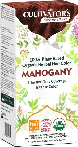 Оrganic Herbal Hair Color, Mahagony, Henna Fox, 100 g