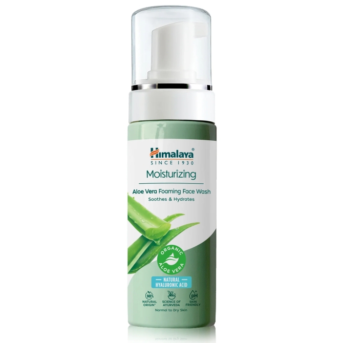 Хидратираща пяна с Алое вера, Himalaya Wellness, 150 ml