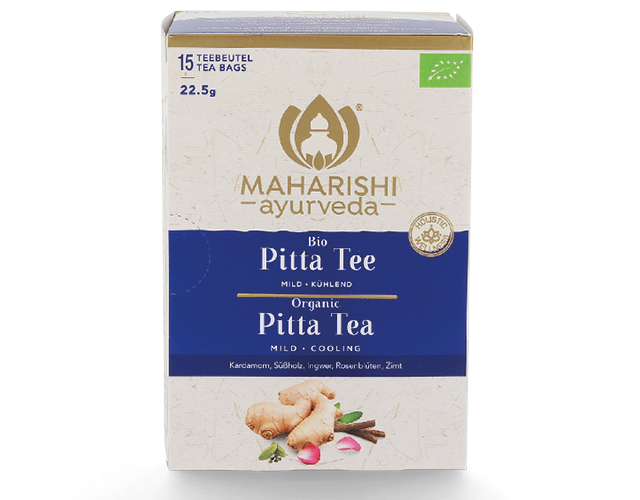 Pitta Tea Organic, Maharishi Ayurveda, 15 bags, 22.5 g ️Top Prices ...