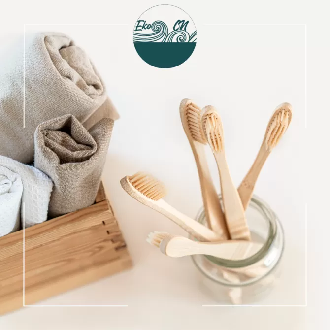 Bamboo toothbrush for Adults, biodegradable, EKO SI