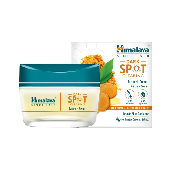 Dark Spot Clearing Turmeric Cream, Himalaya Wellness, 50 g