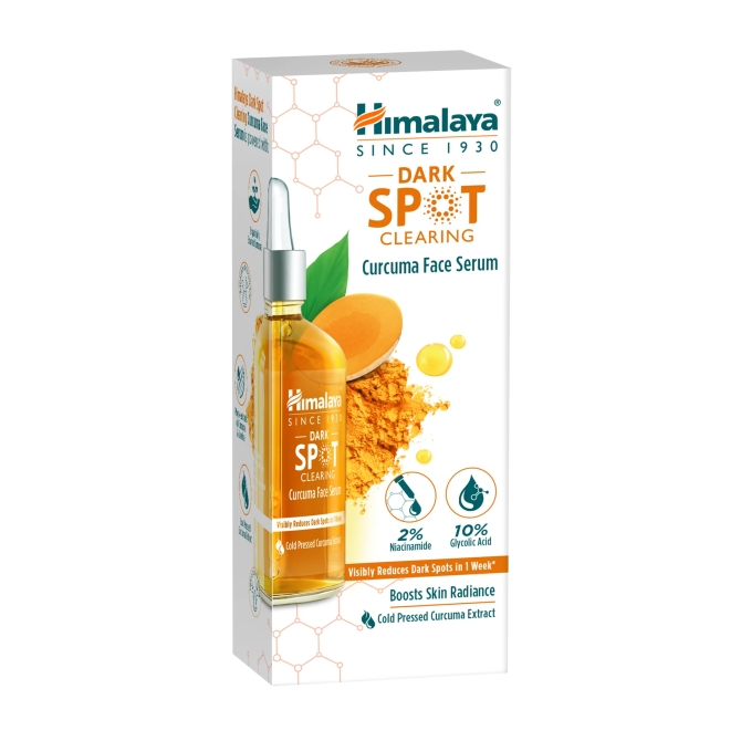 Dark Spot Clearing Curcuma Face Serum, Himalaya Wellness, 30 ml