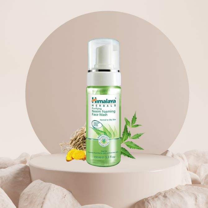 Измиваща пяна за лице с нийм, Himalaya, 150 ml