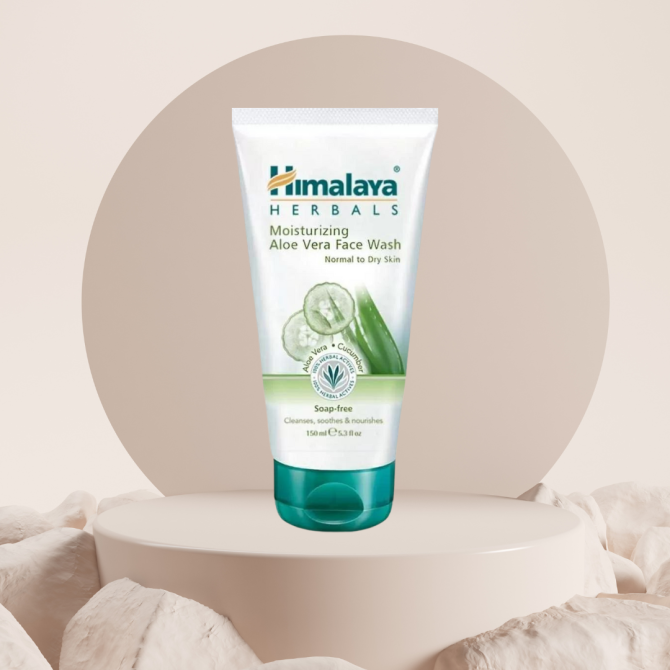 Moisturizing Aloe Vera Face Wash, Himalaya Wellness, 150 ml