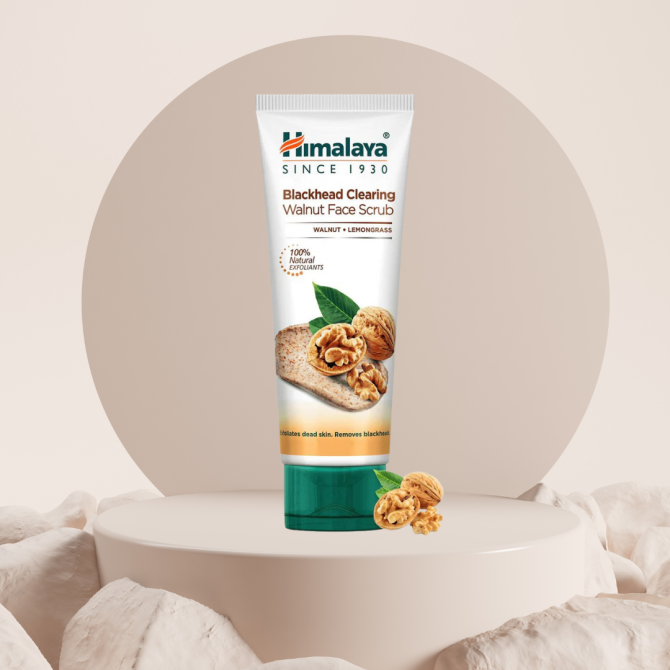 Gentle Exfoliating Walnut Scrub, Himalaya, 75 ml