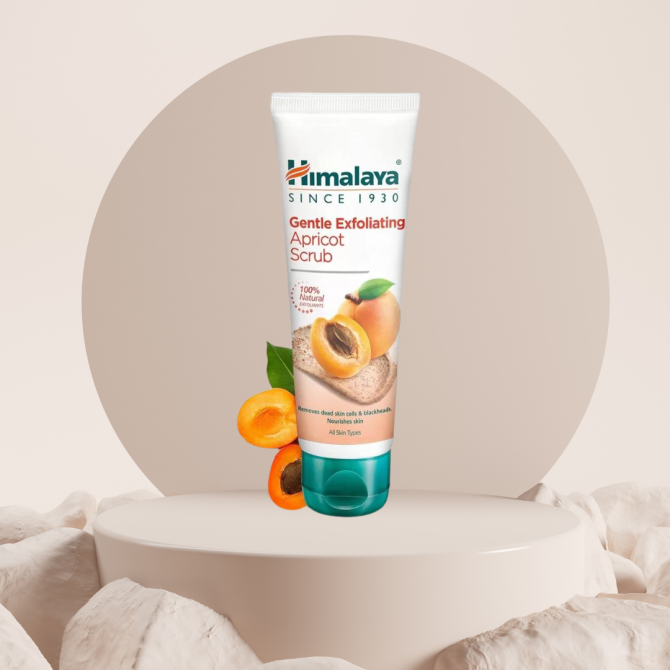 Gentle Exfoliating Apricot Scrub, Himalaya, 75 ml