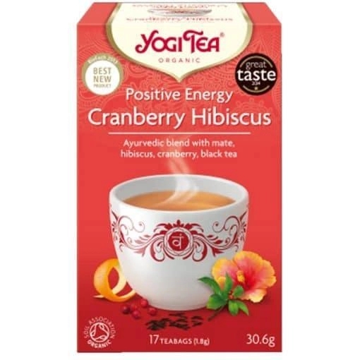 Yogi Tea, Cranberry Hibiscus, 17 teabags