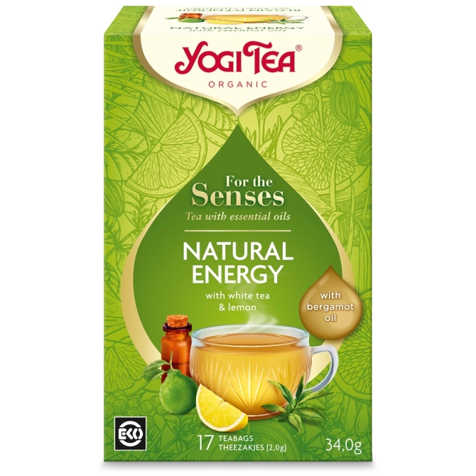 Yogi Tea For the Senses, Natural Energy, 17 teabags