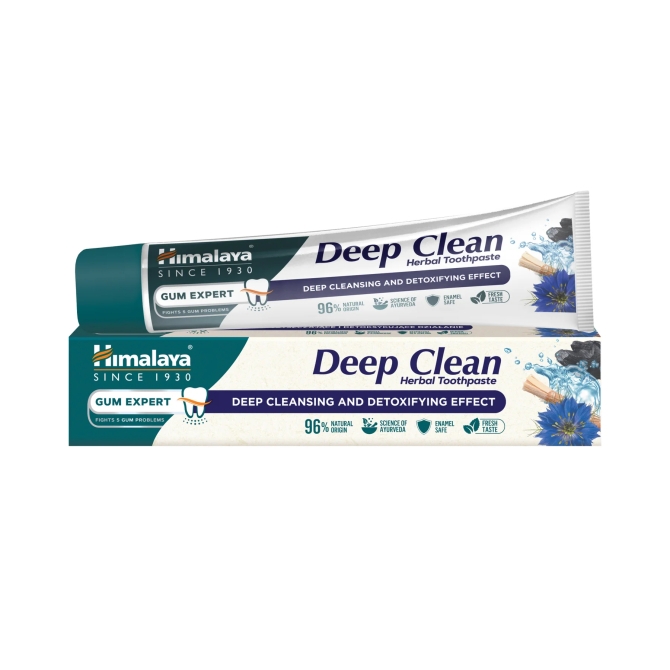 Deep Clean Herbal Toothpaste, Himalaya Wellness, 75 ml
