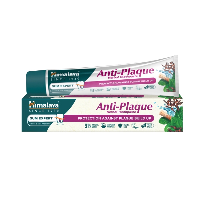 Anti Plaque Herbal Toothpaste, Himalaya Wellness, 75 ml