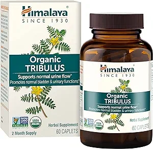 Organic Tribulus, 2 month supply, 60 tabl x 688 mg, Himalaya Wellness