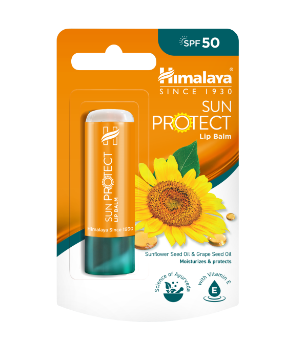 Слънцезащитен балсам за устни SPF 50, 4,5 g, Himalaya Wellness