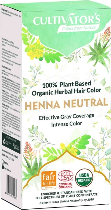 Organic Hair Color - Neutral Henna - Cultivator's, Henna Fox, 100 g