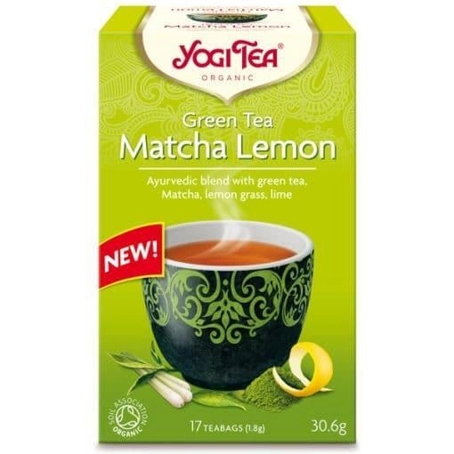 Yogi Tea, Green Tea Matcha Lemon, 17 teabags