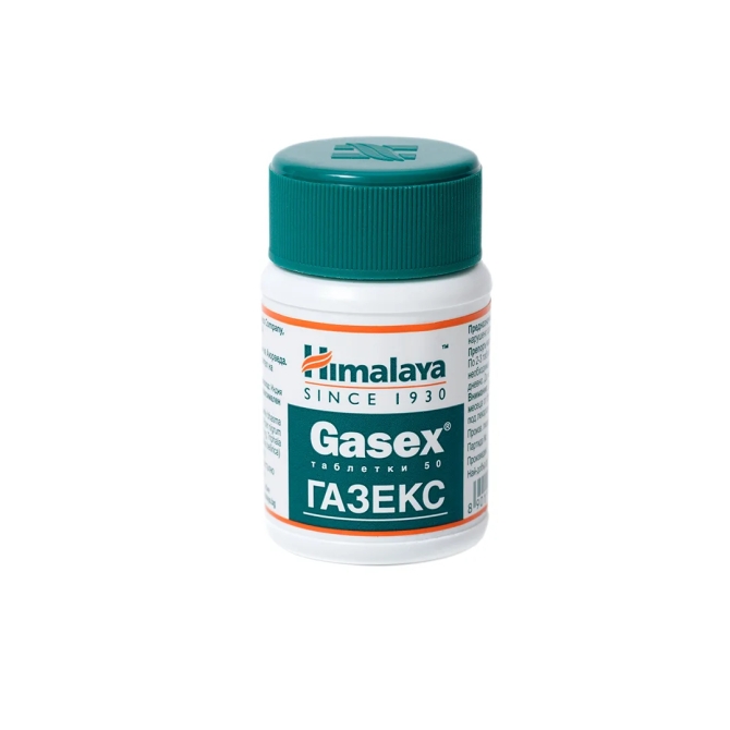 Gasex, Himalaya Wellness, 50 Tabs