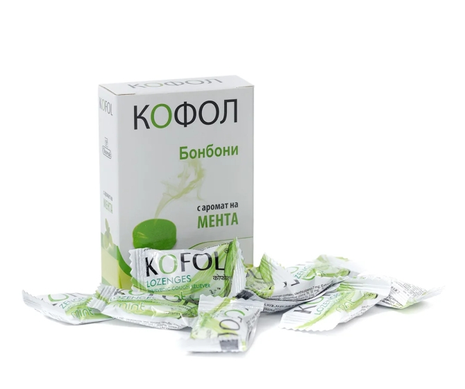 Kofol Lozenges Mint, Charak, 12 lozenges