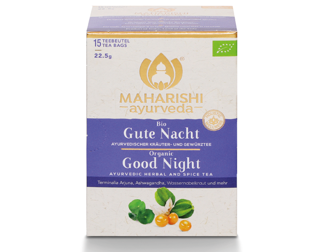 Good Night Ayurvedic & Herbal Tea, Maharishi Ayurveda, 15 tea bags, 22.5 g